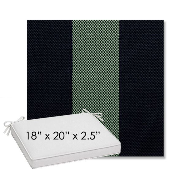 Picture of Rothko Mint Julep | Sunbrella® 18" x 20" Outdoor Dining Cushion