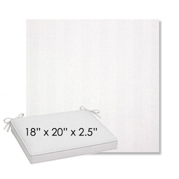 Picture of Switch Salt | Sunbrella® 18" x 20" Outdoor Dining Cushion