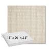 Picture of Tailored Snow | Sunbrella® 18" x 20" Outdoor Dining Cushion