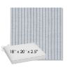 Picture of Tap Chambray | Sunbrella® 18" x 20" Outdoor Dining Cushion