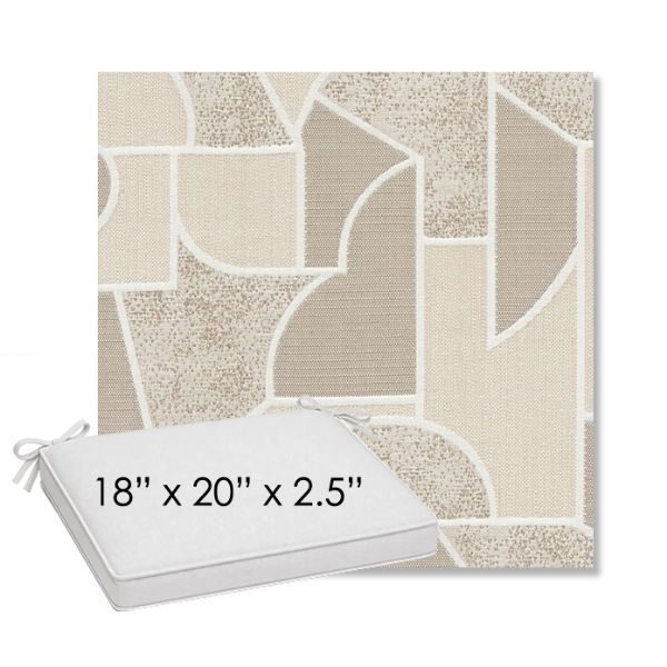 Picture of Territory Alum | Sunbrella® 18" x 20" Outdoor Dining Cushion