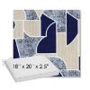 Picture of Territory Lazuli | Sunbrella® 18" x 20" Outdoor Dining Cushion