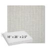 Picture of Ticking Fog | Sunbrella® 18" x 20" Outdoor Dining Cushion