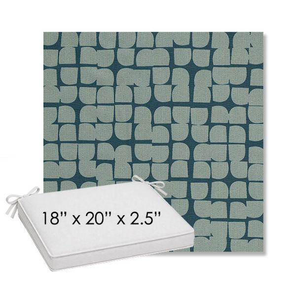 Picture of Toggle Splash | Sunbrella® 18" x 20" Outdoor Dining Cushion