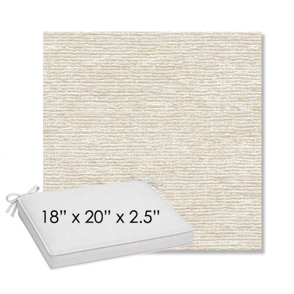 Picture of Tundra Varadero | Sunbrella® 18" x 20" Outdoor Dining Cushion