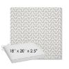 Picture of Underline Dove | Sunbrella® 18" x 20" Outdoor Dining Cushion