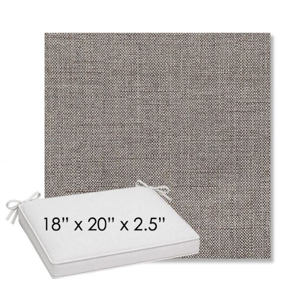 Picture of Willa Bark | Sunbrella® 18" x 20" Outdoor Dining Cushion