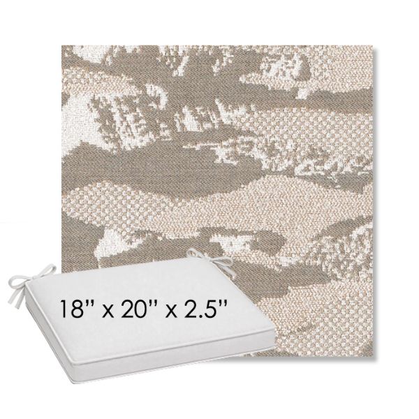 Picture of Yama Fuji | Sunbrella® 18" x 20" Outdoor Dining Cushion