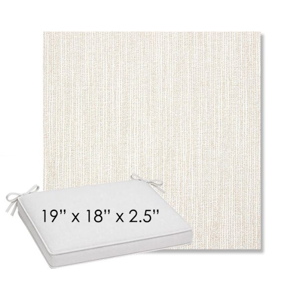 Picture of Adena Canvas | Sunbrella® 19" x 18" Outdoor Dining Cushion