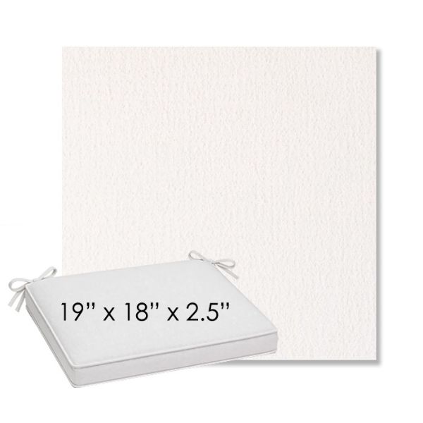 Picture of Abstraction Snow | Sunbrella® 19" x 18" Outdoor Dining Cushion