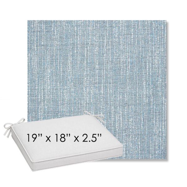 Picture of Adena Celeste | Sunbrella® 19" x 18" Outdoor Dining Cushion