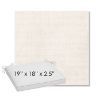 Picture of Ambrose Linen | Sunbrella® 19" x 18" Outdoor Dining Cushion