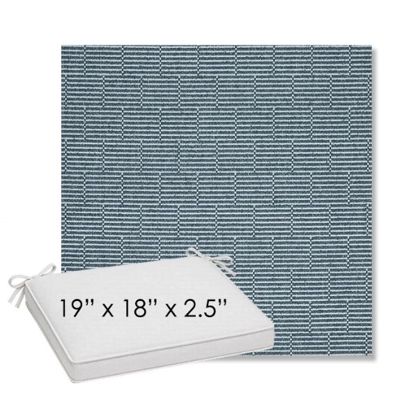 Picture of Boardwalk Surf Shop | Sunbrella® 19" x 18" Outdoor Dining Cushion