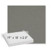 Picture of Canvas Charcoal | Sunbrella® 19" x 18" Outdoor Dining Cushion