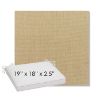 Picture of Canvas Heather Beige | Sunbrella® 19" x 18" Outdoor Dining Cushion