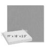Picture of Canvas Lead Chine | Sunbrella® 19" x 18" Outdoor Dining Cushion