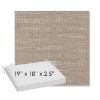 Picture of Charmer Pebble | Sunbrella® 19" x 18" Outdoor Dining Cushion