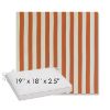 Picture of Costa Nectarine | Sunbrella® 19" x 18" Outdoor Dining Cushion