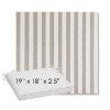 Picture of Costa Nickel | Sunbrella® 19" x 18" Outdoor Dining Cushion