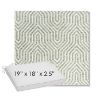 Picture of Etna Juniper | Sunbrella® 19" x 18" Outdoor Dining Cushion