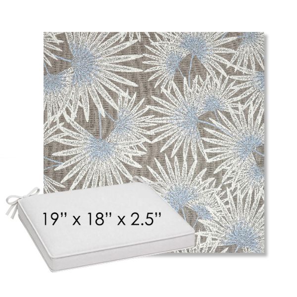 Picture of Etta Vapor | Sunbrella® 19" x 18" Outdoor Dining Cushion