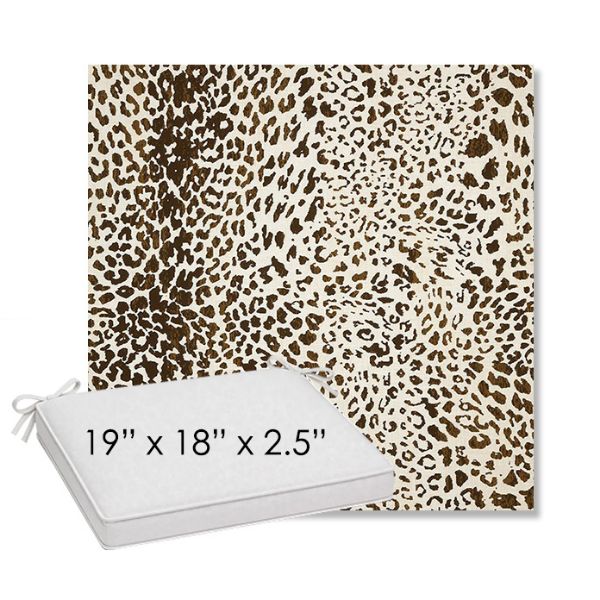 Picture of Instinct Espresso | Sunbrella® 19" x 18" Outdoor Dining Cushion
