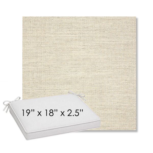 Picture of Kudos Mortar | Sunbrella® 19" x 18" Outdoor Dining Cushion