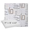 Picture of Labyrinth Cloud | Sunbrella® 19" x 18" Outdoor Dining Cushion