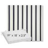 Picture of Lido Indigo | Sunbrella® 19" x 18" Outdoor Dining Cushion