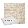 Picture of Litchfield Sand | Sunbrella® 19" x 18" Outdoor Dining Cushion