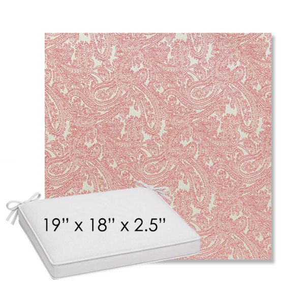 Picture of Mahalo Hibiscus | Sunbrella® 19" x 18" Outdoor Dining Cushion