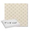 Picture of Mend Saffron | Sunbrella® 19" x 18" Outdoor Dining Cushion