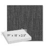 Picture of Metamorphic Slate | Sunbrella® 19" x 18" Outdoor Dining Cushion
