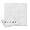 Picture of Momento Snow | Sunbrella® 19" x 18" Outdoor Dining Cushion