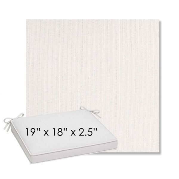 Picture of Nova Parchment | Sunbrella® 19" x 18" Outdoor Dining Cushion