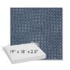Picture of Nurture Indigo | Sunbrella® 19" x 18" Outdoor Dining Cushion