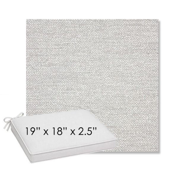 Picture of Nurture Pebble | Sunbrella® 19" x 18" Outdoor Dining Cushion