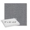 Picture of Odette Slate | Sunbrella® 19" x 18" Outdoor Dining Cushion