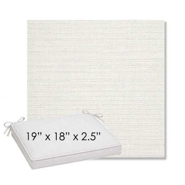 Picture of Piazza Cloud | Sunbrella® 19" x 18" Outdoor Dining Cushion
