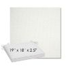 Picture of Pique Salt | Sunbrella® 19" x 18" Outdoor Dining Cushion