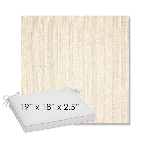 Picture of Posh Linen | Sunbrella® 19" x 18" Outdoor Dining Cushion