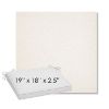 Picture of Posh Snow | Sunbrella® 19" x 18" Outdoor Dining Cushion