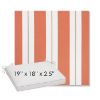 Picture of Relate Persimmon | Sunbrella® 19" x 18" Outdoor Dining Cushion