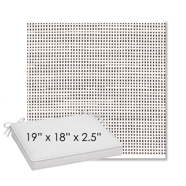 Picture of Rest Ink | Sunbrella® 19" x 18" Outdoor Dining Cushion