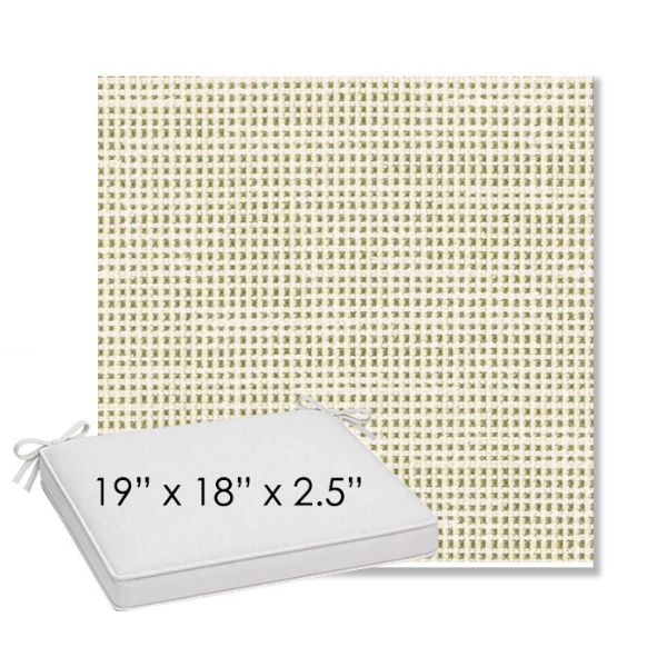 Picture of Rest Meadow | Sunbrella® 19" x 18" Outdoor Dining Cushion