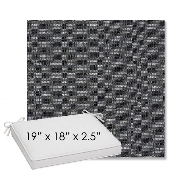 Picture of Savane Tornado | Sunbrella® 19" x 18" Outdoor Dining Cushion