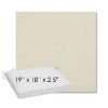 Picture of Savane White | Sunbrella® 19" x 18" Outdoor Dining Cushion