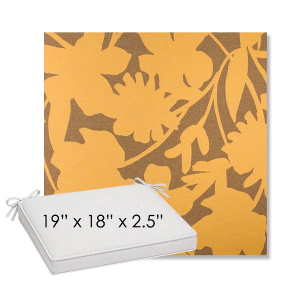 Picture of Sonny Sunshine | Sunbrella® 19" x 18" Outdoor Dining Cushion