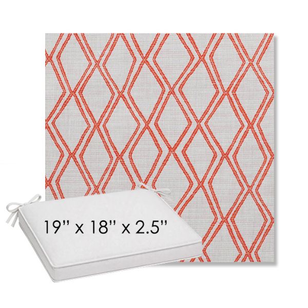 Picture of Voyage Tamale | Sunbrella® 19" x 18" Outdoor Dining Cushion