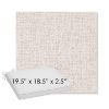 Picture of Abstraction Dune | Sunbrella® 19.5" x 18.5" Outdoor Dining Cushion